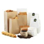 Food Grade Customized Printed Greaseproof Sandwich Hot Dog Packaging Brown or