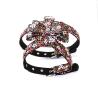 Buy cheap No Pull Leather Adult Dog Walking Training Harness With Bow Floral Design from wholesalers