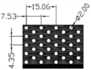 High Strength Perforated Muffler Tubing , Perforated Stainless Baffle Tubing