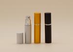 Buy cheap 5ml Gold Aluminum Refill Glass Spray Bottles Perfume Silk Screen Printing from wholesalers