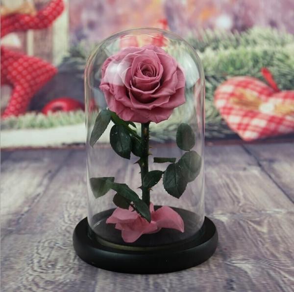 Buy cheap Wholesale Price beauty and the beast roses preserved roses in glass dome from wholesalers