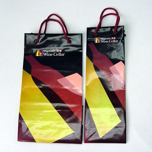 Buy cheap Printed HDPE Plastic Handle Bags Degradable Recycled Handbags from wholesalers