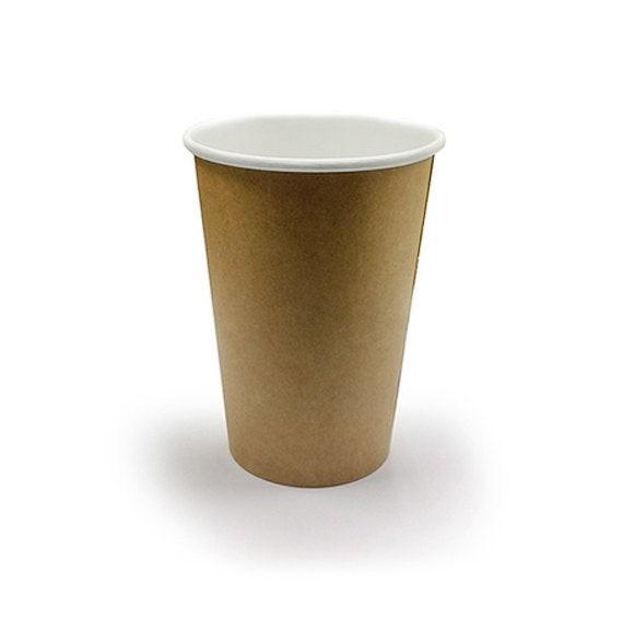 Buy cheap Eco Friendly Double PE Coating Kraft Disposable Paper Coffee Cups from wholesalers