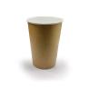 Buy cheap Eco Friendly Double PE Coating Kraft Disposable Paper Coffee Cups from wholesalers