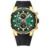 Buy cheap Men'S Casual Alloy Quartz Sport Watches Multifunctional Chrono Silicone 3ATM from wholesalers