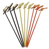 Buy cheap Multicolor Party Bamboo Knot Picks , Nontoxic Bamboo Toothpicks With Knot product