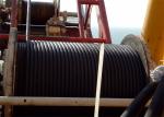 380v / 400v Electric Wire Rope Winch High Power Lebus Grooved Drum For Marine