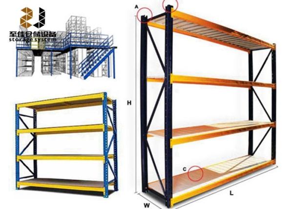 Buy cheap Galvanized Corrosion Protection Narrow Wire Shelving / Industrial Warehouse Racks from wholesalers