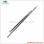 Steel tent pole