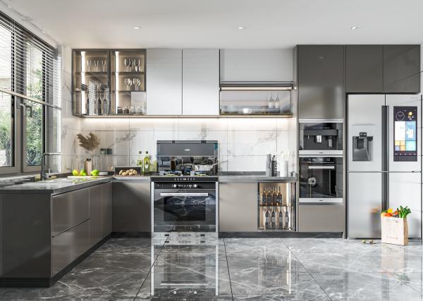 Buy cheap China Factory Customized Lacquered Wholesale Price Plywood Kitchen Cabinets from wholesalers