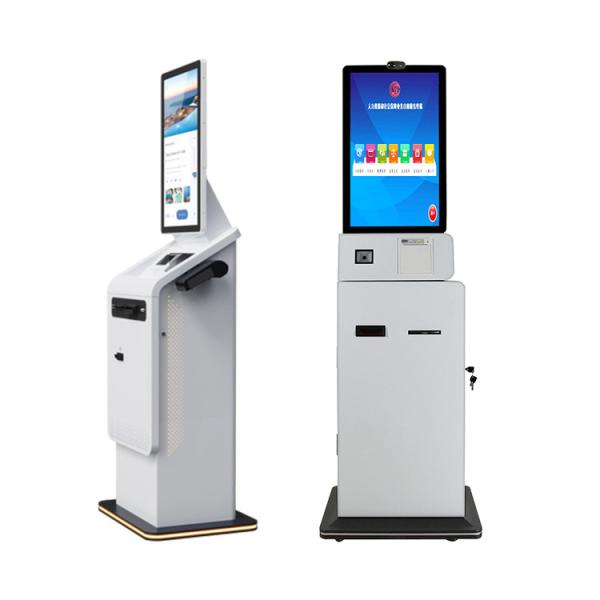 Buy cheap 27inch Card Dispenser Machine Restaurant self order payment Airport Hotel Kiosk from wholesalers