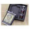 Buy cheap Kitchen Household Items Leather Patch 8oz Hip Flask Wine Set Russian Style from wholesalers
