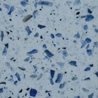 Buy cheap Top Blue Sparkles Quartz Kitchen Worktops Slab Thickness 2cm And 3cm product