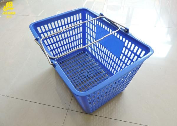 Buy cheap Light Weight Plastic Grocery Hand Baskets , Hand Held Retail Store Shopping Baskets from wholesalers