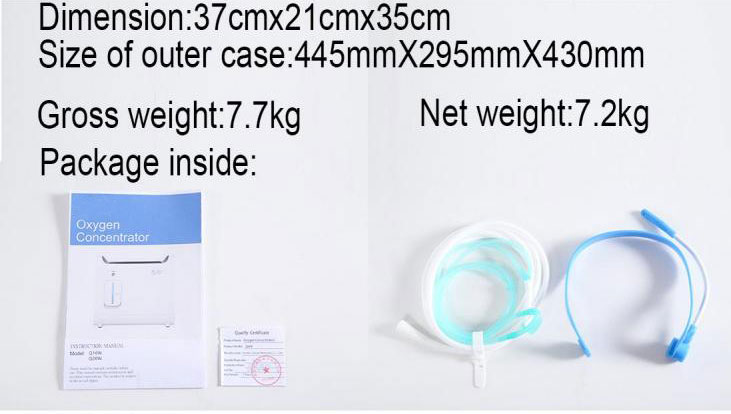 Home portable oxgen concentrator 20l medical oxgen concentrator with nebulizer
