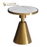 Buy cheap Contemporary Small Marble Round Coffee Table Scratch Resistant 50cm from wholesalers