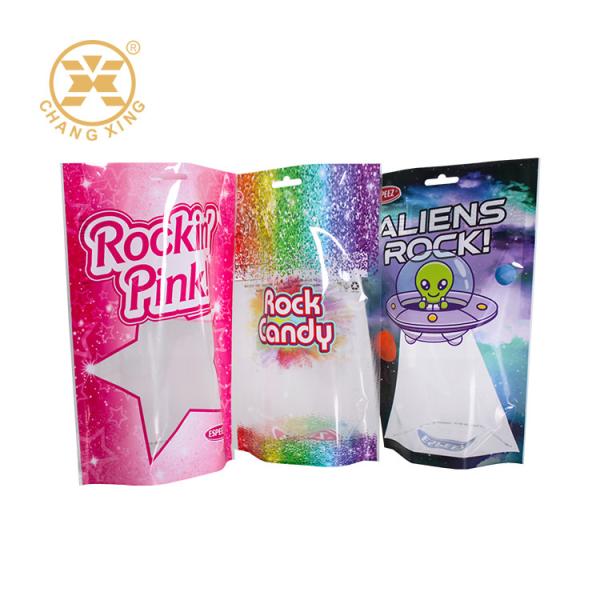 Buy cheap 180 Microns Snack Packaging Bags Custom Plastic Stand Up Pouch For Fudge Candy Nut from wholesalers