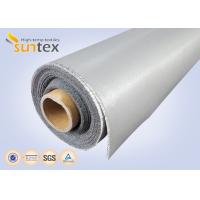 Buy cheap 560g Silicone Cloth Fire Resistance Coating Fiberglass Fabric for Fireproof product