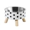 Buy cheap Pet Stainless Steel Elevated Single Bowl Anti-Upset Non-Slip Bowl Large Capacity Anti-Cervical Spine Dog Food Bowl from wholesalers