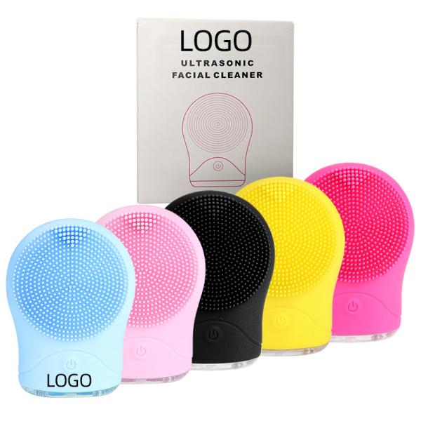 Buy cheap Private Label USB Recharge Waterproof Vibrating Silicone Waterproof Face Cleansing Brush Electric Facial from wholesalers
