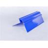 Buy cheap Green Level PVC Extrusion Profiles , Custom Transparent Price Label Profile from wholesalers