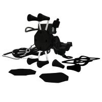 Buy cheap 3-6.5 Inch Gps Phone Holder , 5V 2.5A Wireless Charging Motorcycle Phone Mount product