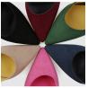 Buy cheap Suede PU Women Pointed Toe Pumps 80mm heel polished tailoring from wholesalers