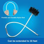 Lint Remover 30 Feet Chimney Cleaning Brush ISO9001 Dryer Vent Cleaning Brush
