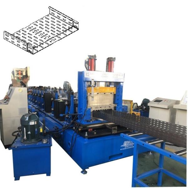 Buy cheap Cable Tray Profile Roll Forming Machine Heavy Duty Type CR12 Mould from wholesalers