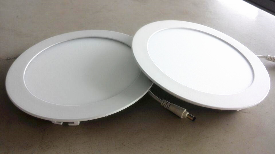 led panel 9w round Interior decoration living room round bright aluminum shell bayonet energy saving lighting