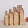 Buy cheap Stand up kraft paper food gift bags with window Self Sealing Envelope Pouch Bag from wholesalers