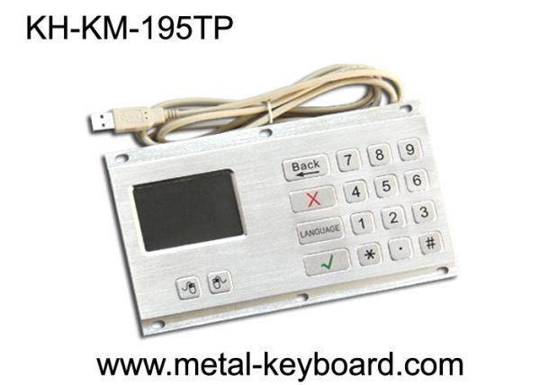 Buy cheap Anti - Vandal Industrial Keyboard with Touchpad Stainless Steel Material from wholesalers