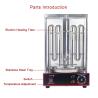 Buy cheap 2 Burners Electric Vertical Rotisserie Chicken Broiler for Automatic Meat Production from wholesalers