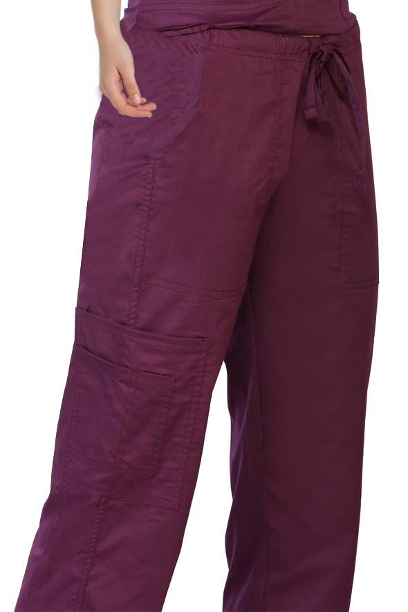 200 GSM Unisex Insert Pockets Pants Plain Patch Pocket Nurse Medical Scrubs