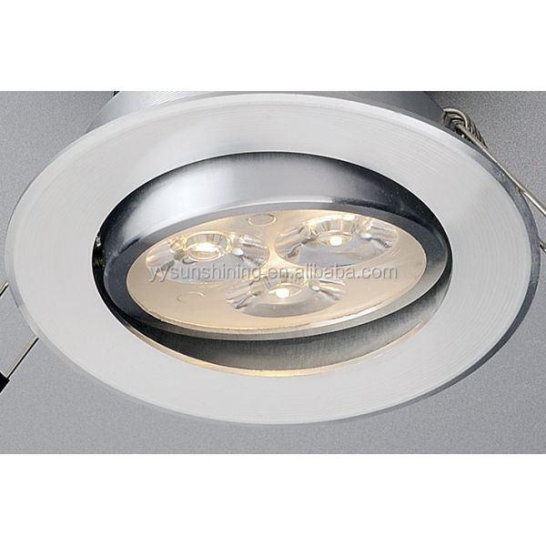 3W LED Ceiling Lighting and Spot Light with Color Temperature Flexibility 2700K-6500K