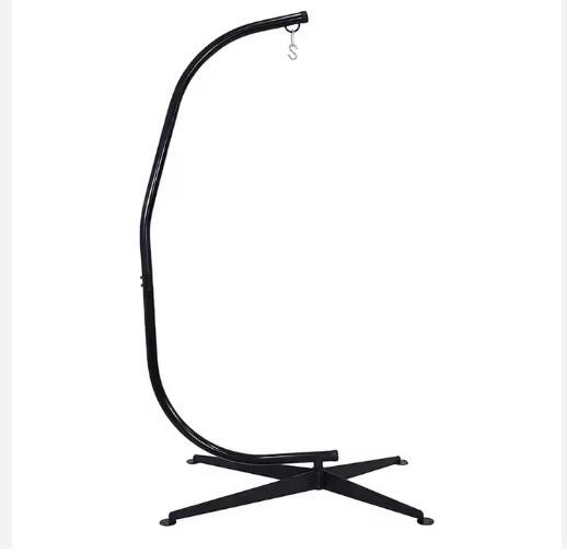Buy cheap Bedroom Furniture Tuman Metal Egg Swing Chair with C-Style Black Stand from wholesalers