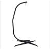 Buy cheap 260KGS Weight Capacity Tuman Metal Egg Swing Chair for Living Room C-Style Frame and Black Stand from wholesalers
