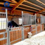Customizable Welded Steel Horse Stalls Weatherproof European Horse Stalls With