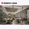 Buy cheap Hotel Restaurant Furniture Set Includes Leather Dining Chair And Marble Round Dining Table from wholesalers