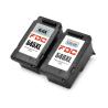 Buy cheap Recycled 2 - Pack Rebuilt Ink Cartridges For Canon PG 545XL CL546XL Compatible from wholesalers