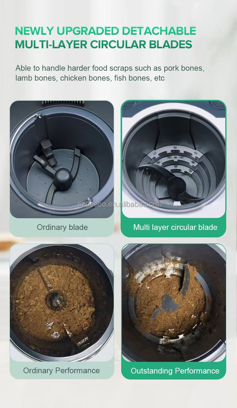 Advanced Kitchen Composter Machine OEM Supported With UV Sterilization