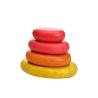 Buy cheap Baby Wooden Montessori Jenga Rainbow Stacked Stone Balanced Stacking BPA Free from wholesalers