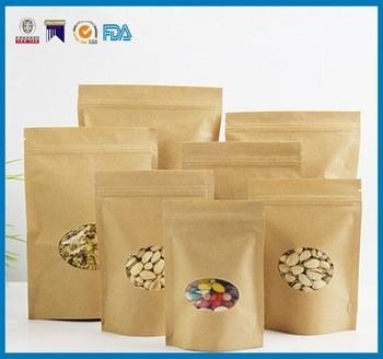 Buy cheap FDA Brown Paper Food Bags , USDA Food Packaging Paper Bags Matte Finshed from wholesalers