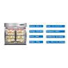 Buy cheap Professional Cold storage four door upright stainless steel commercial refrigerator and deep freezer from wholesalers