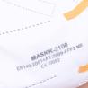 Buy cheap Non Woven White FFP2 Disposable Surgical Face Mask from wholesalers