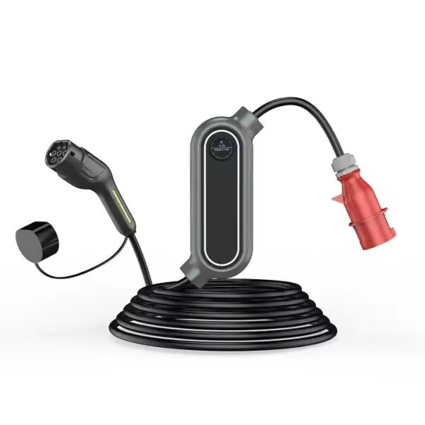 Buy cheap 22kw 32A 3 Phase Portable EV Charger Type 2 380V Electric Car Charging Station from wholesalers