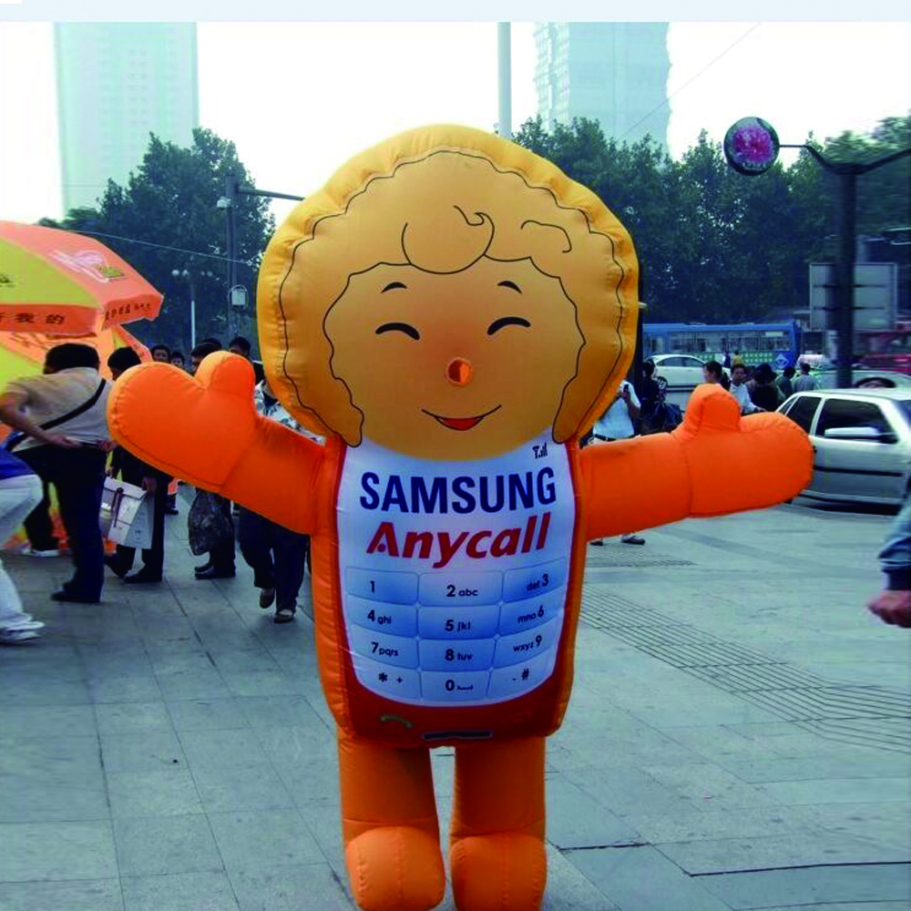 factory wholesale price outdoor activity advertising inflatable moving cartoon