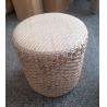 Buy cheap Natural Straw Household Storage Stool Grass Bamboo Woven Ottoman Box Eco-Friendly Hand-Woven Grass Rattan Stools from wholesalers