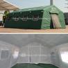 Buy cheap High Quality Outdoor Camping Green Inflatable National Grid Power Fire Disaster Relief Tent from wholesalers