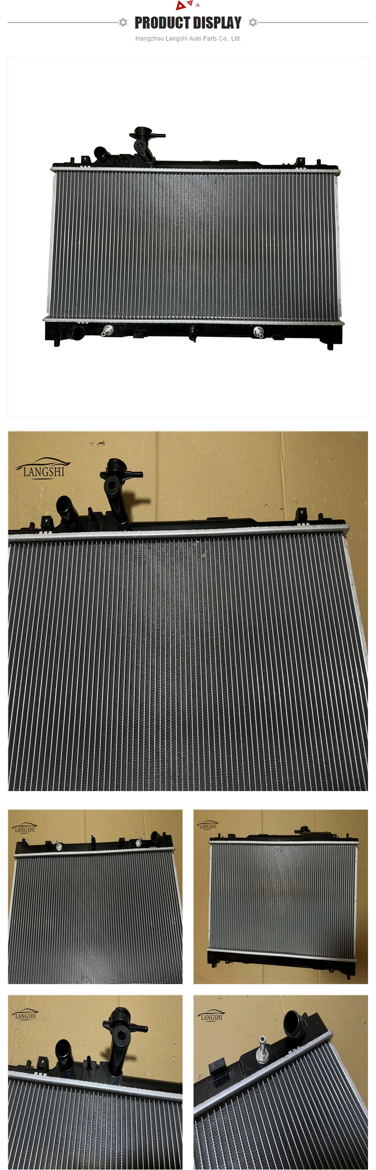 2005- Year L32815200A Auto Parts Aluminum Radiator and Plastic Water Tank for Mazda MAZDA6